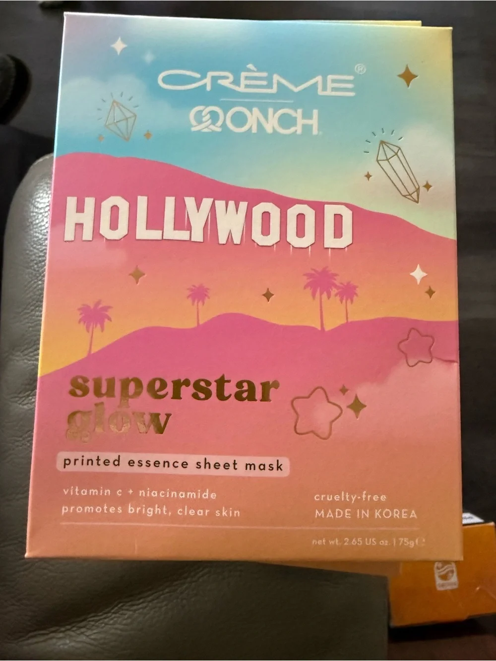 The Crème shopHollywood Superstar Glow Printed Essence Sheet Mask - Pink Gradien